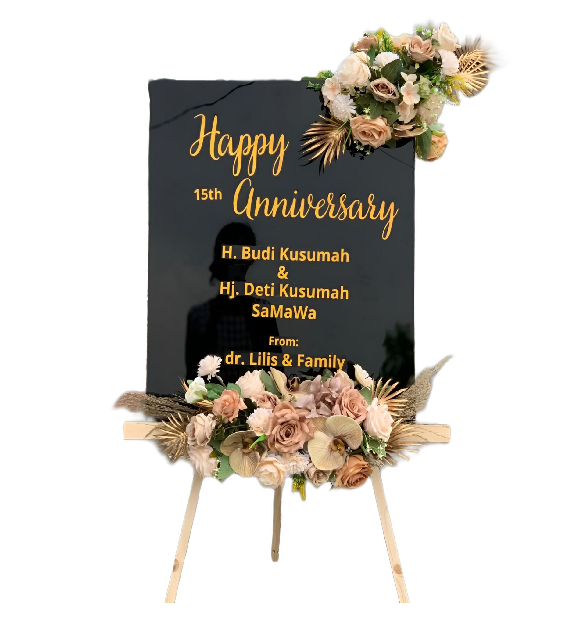 Papan Bunga Akrilik Neglasari