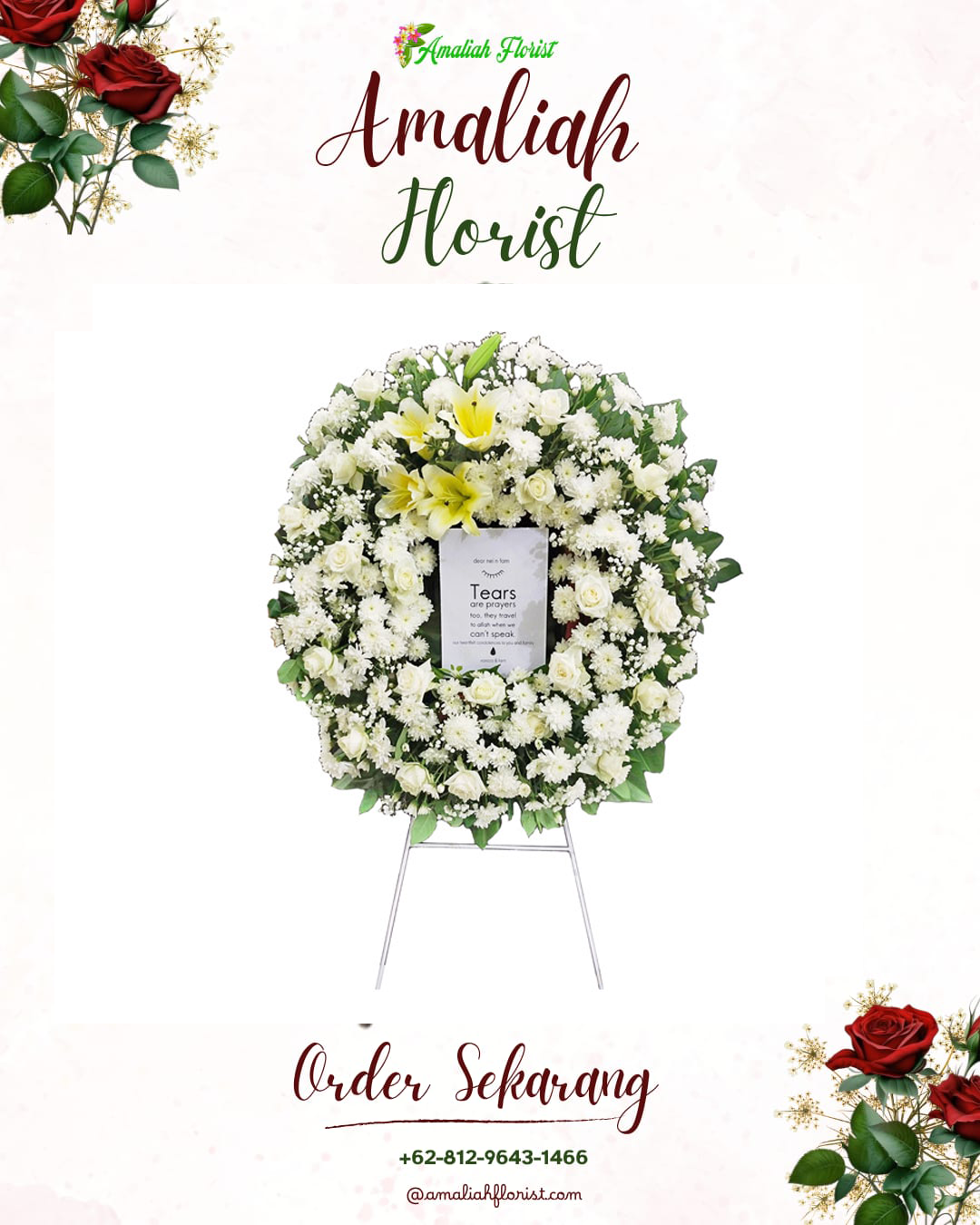 Krans Bunga Duka Neglasari