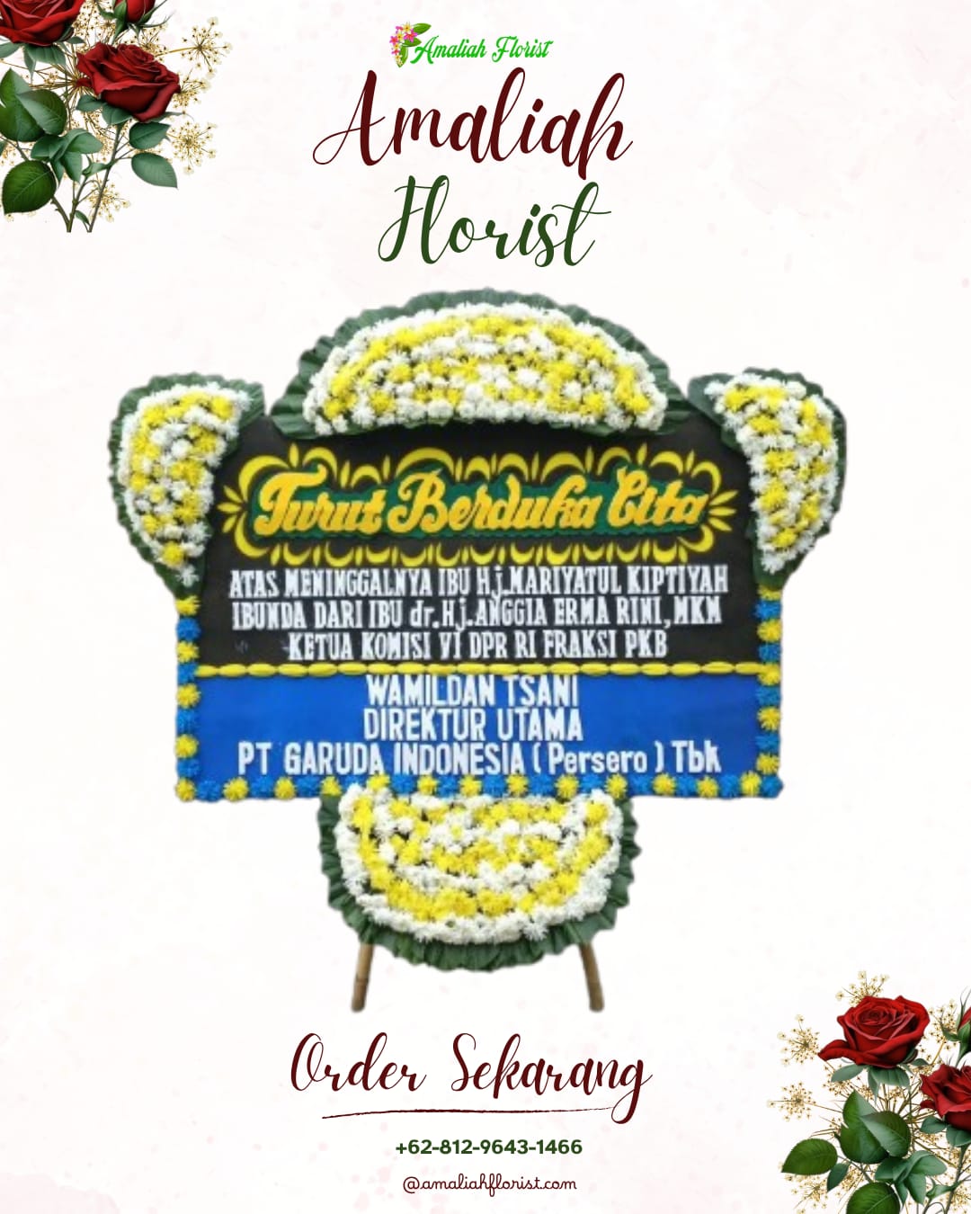 Papan Bunga Duka Neglasari
